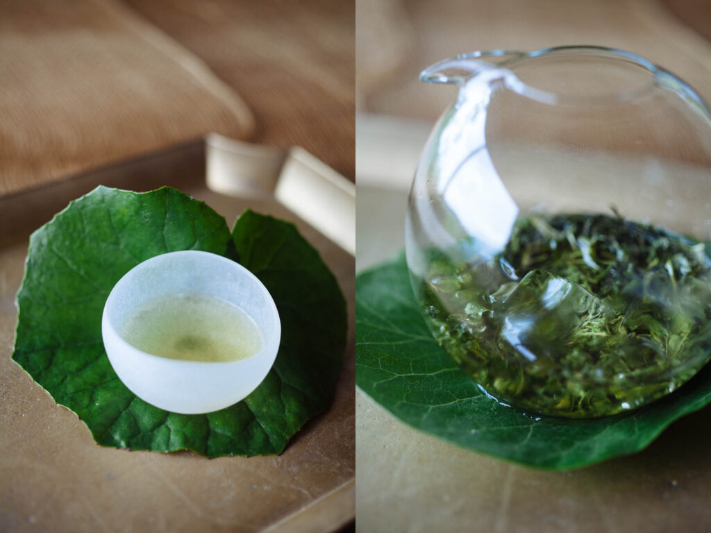 ice brewed green tea